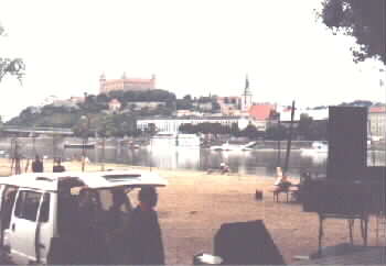 Propeller Rock Garden, Dunaj, výhled z pódia